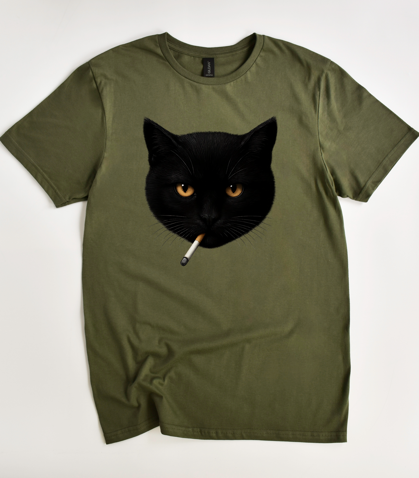 Smoking Cat T-Shirt
