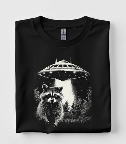 Space Raccoon UFO T-Shirt