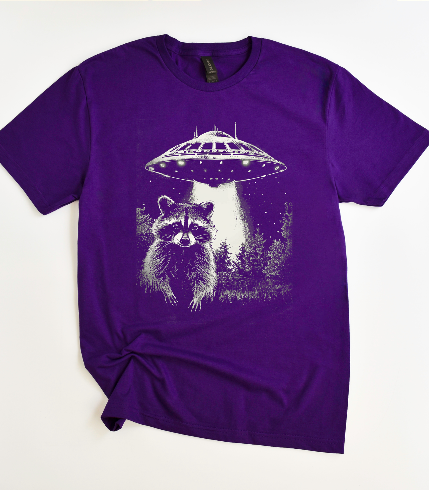 Space Raccoon UFO T-Shirt