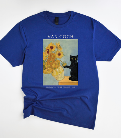 Van Gogh Cat T-Shirt