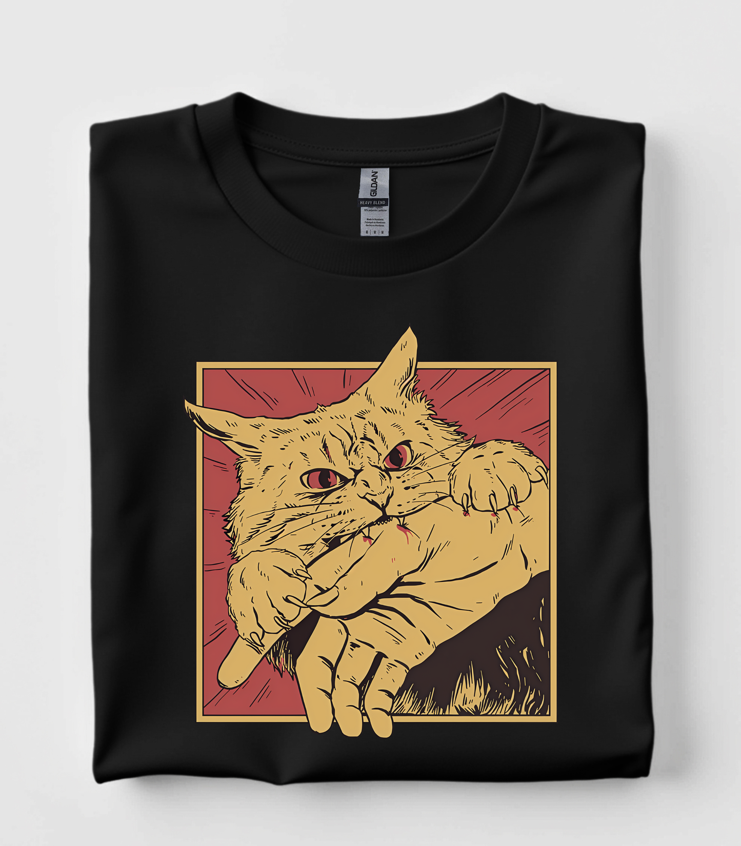 Vintage Cat Bite T-Shirt