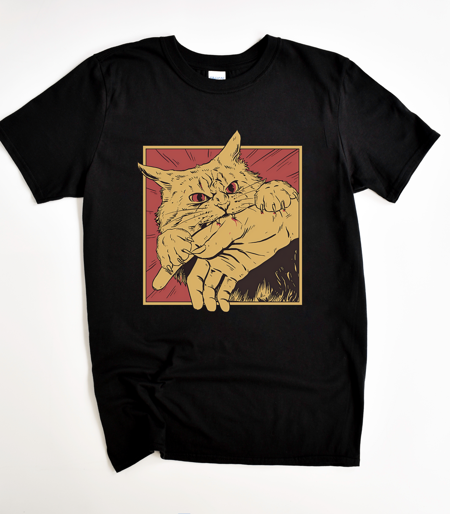 Vintage Cat Bite T-Shirt