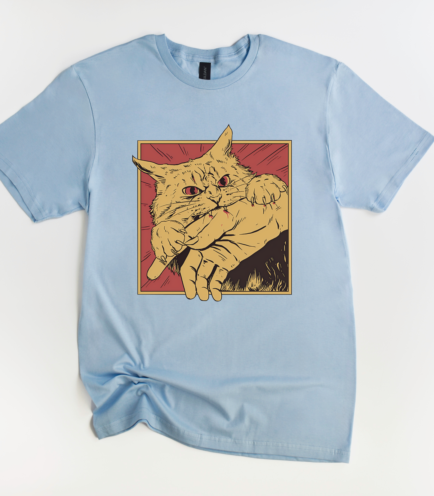 Vintage Cat Bite T-Shirt