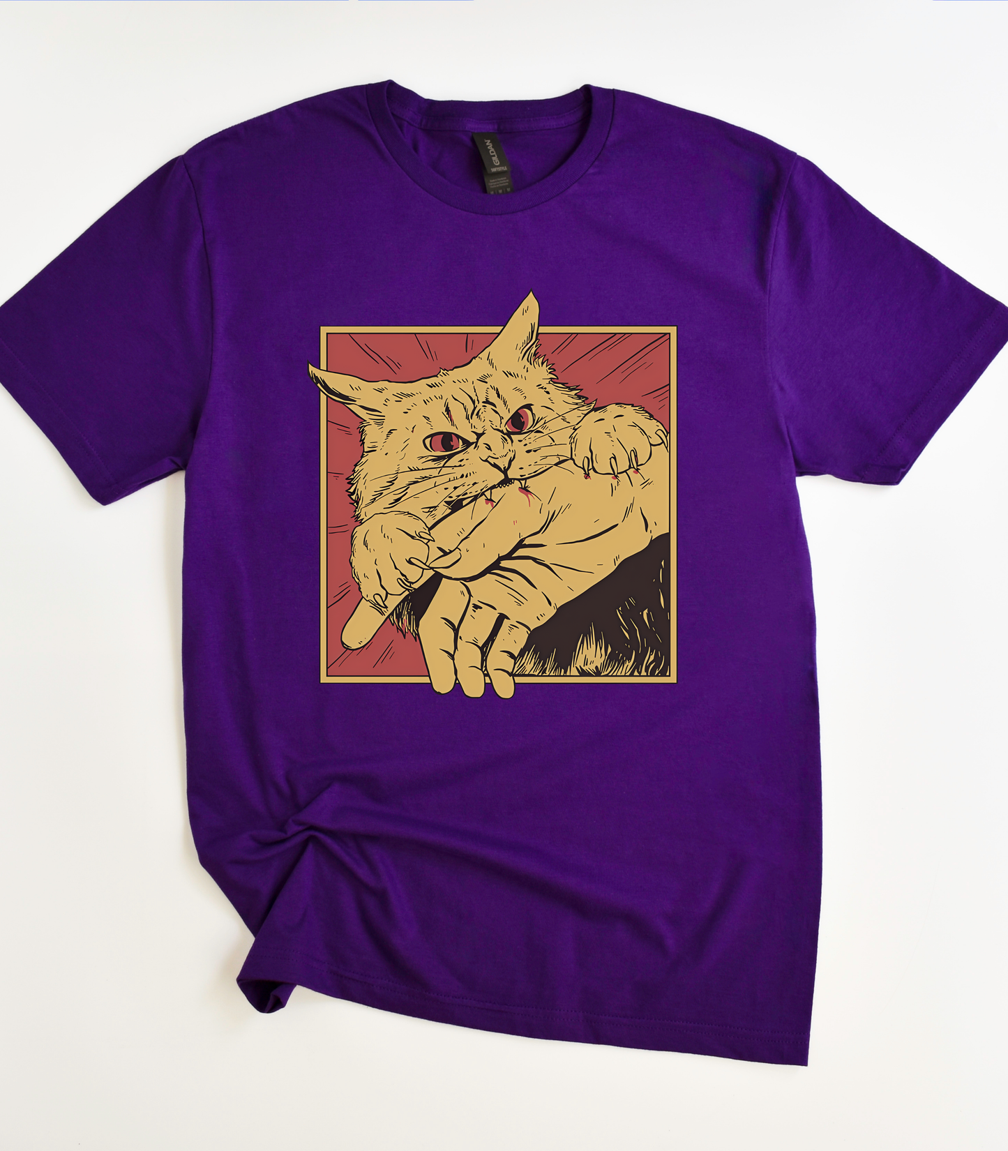 Vintage Cat Bite T-Shirt