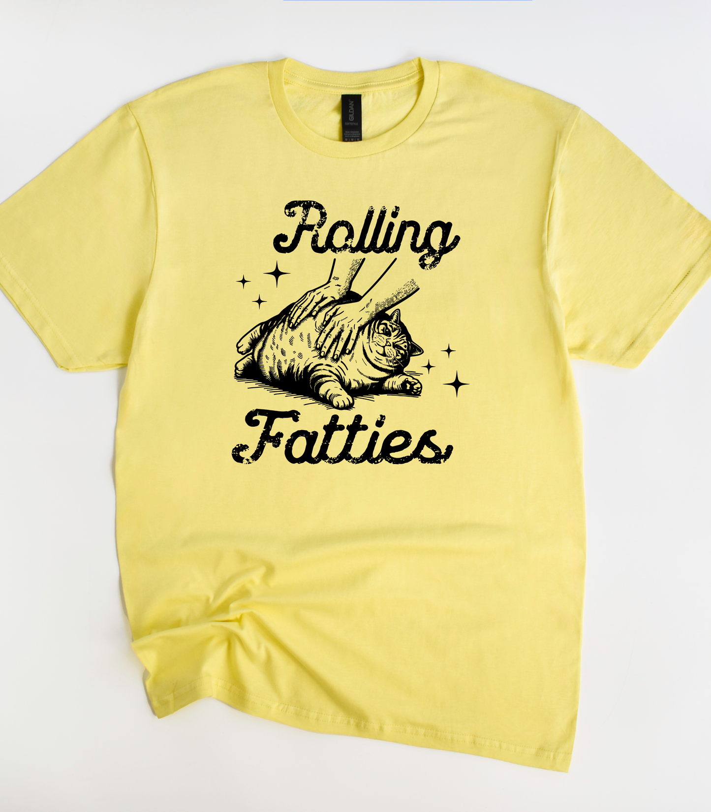Rolling Fatties Cat T-Shirt