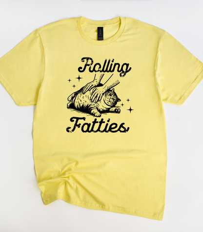 Rolling Fatties Cat T-Shirt