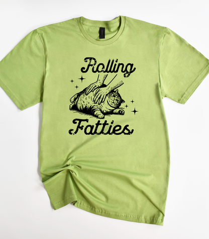 Rolling Fatties Cat T-Shirt