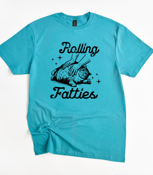Rolling Fatties Cat T-Shirt