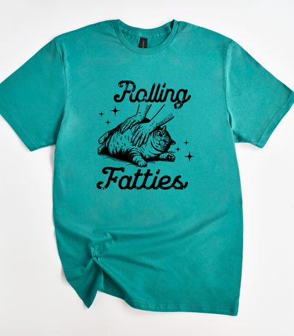 Rolling Fatties Cat T-Shirt