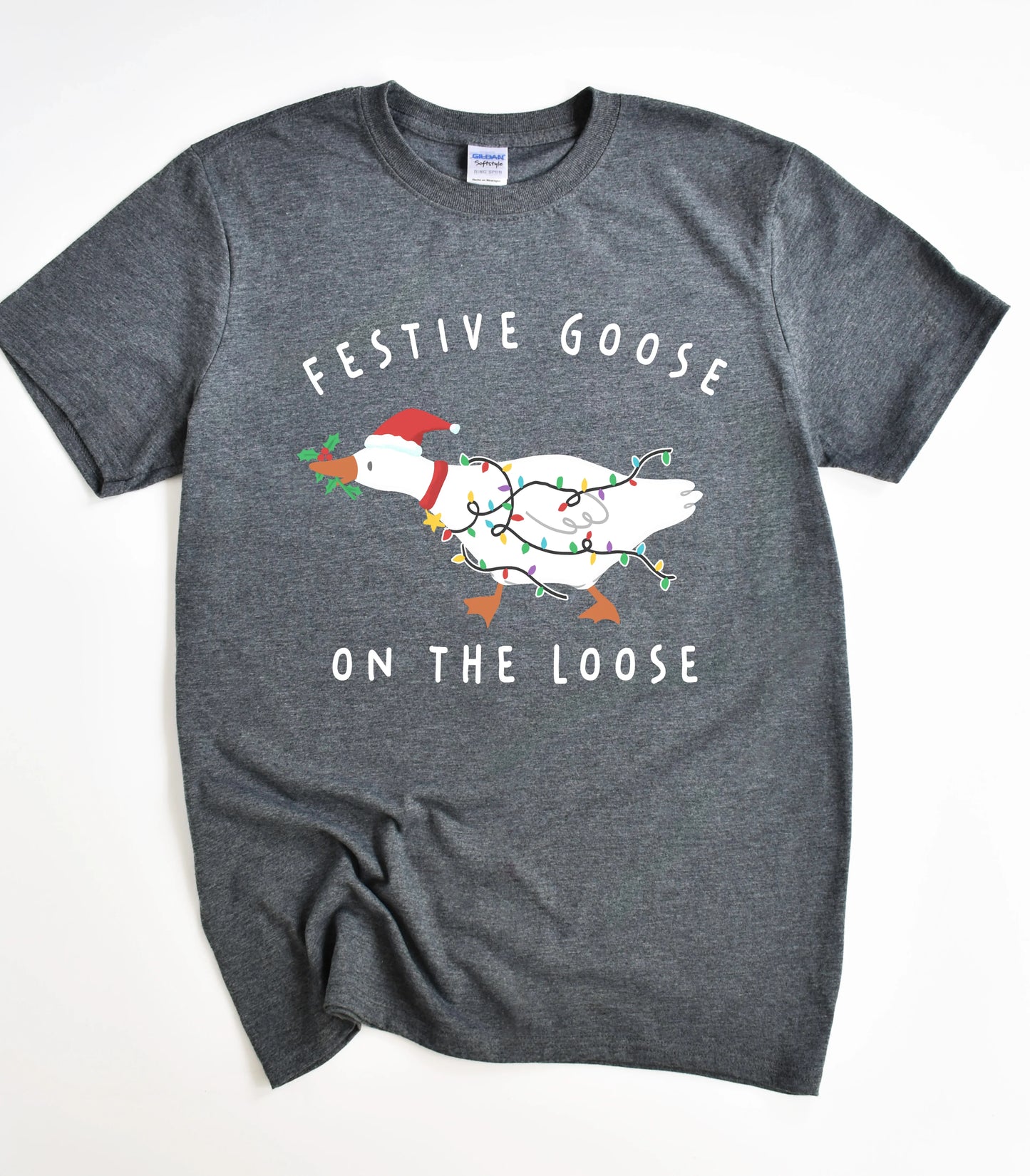 Festive Goose On The Loose T-Shirt