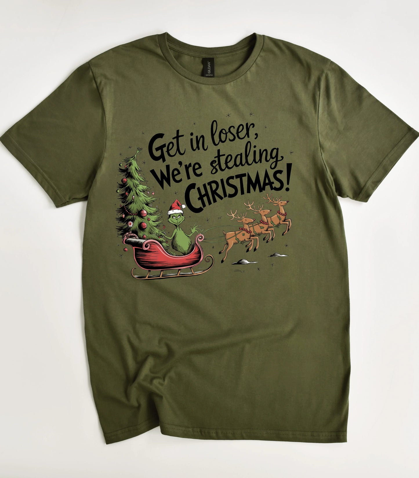 Get In Loser We're Stealing Christmas T-Shirt