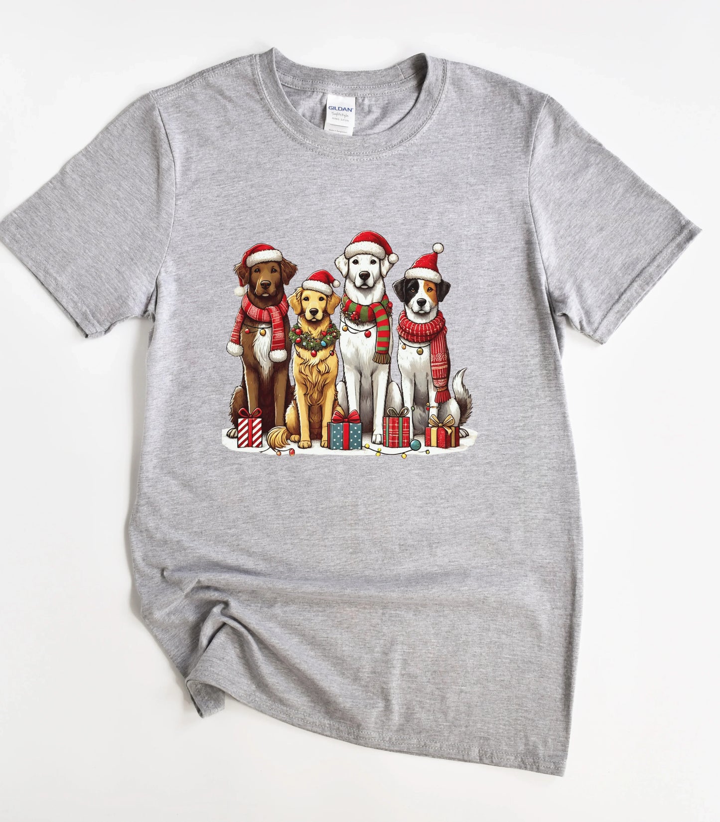 Santa Claus Dogs T-Shirt