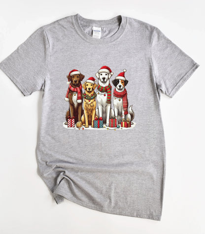 Santa Claus Dogs T-Shirt