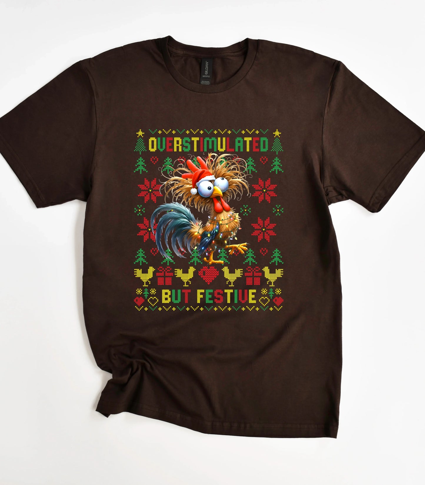 Overstimulated But Festive T-Shirt