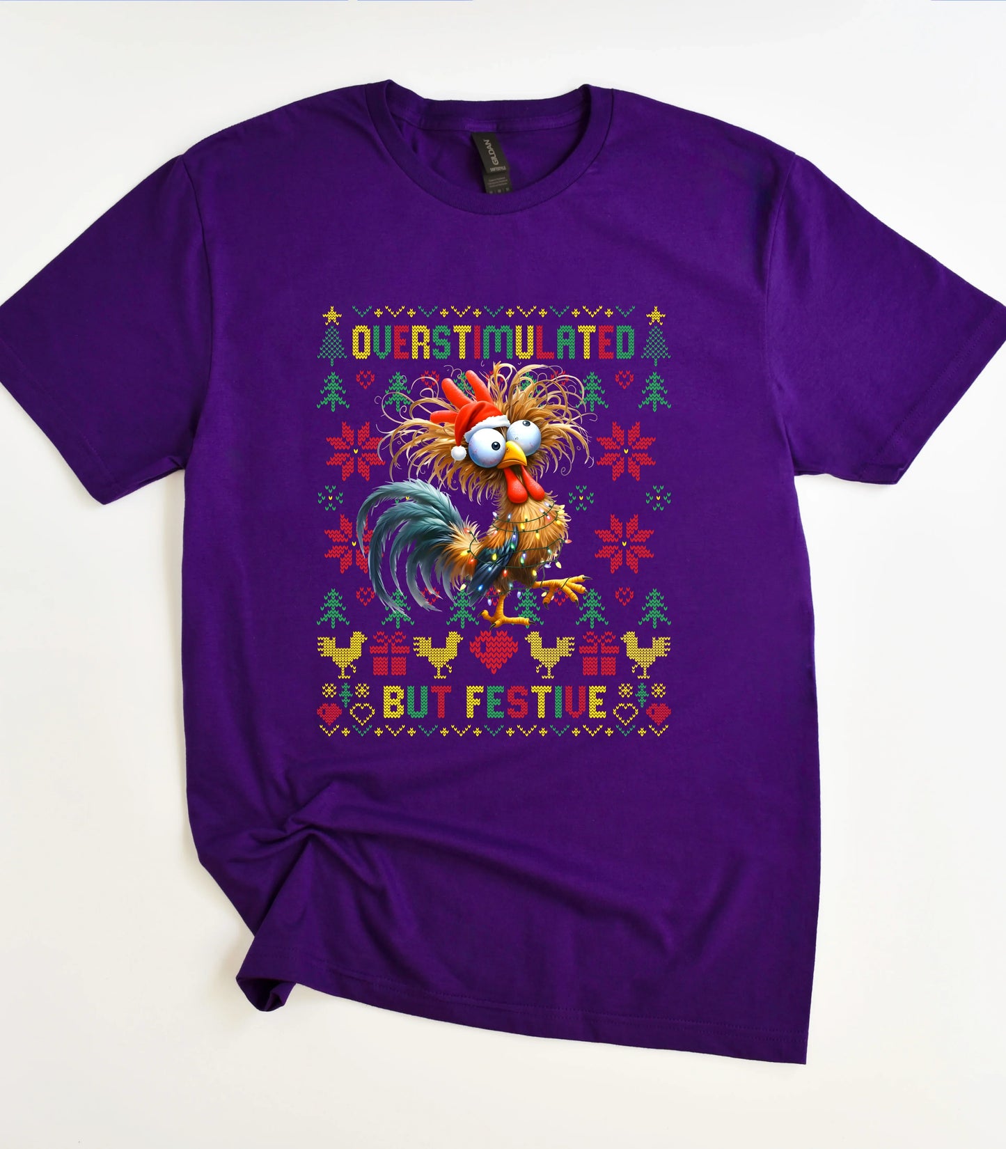 Overstimulated But Festive T-Shirt
