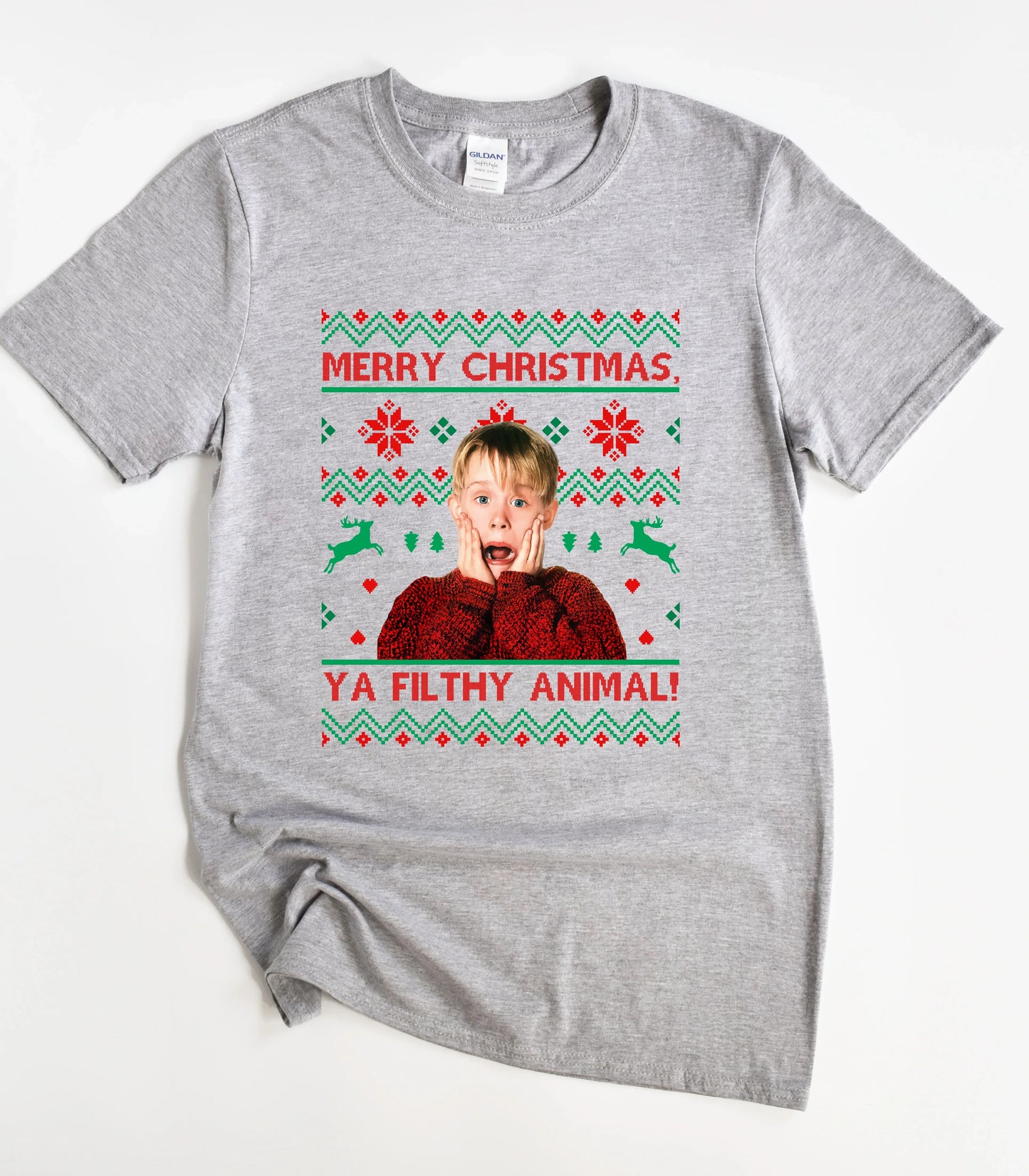 Merry Christmas Ya Filthy Animal T-Shirt