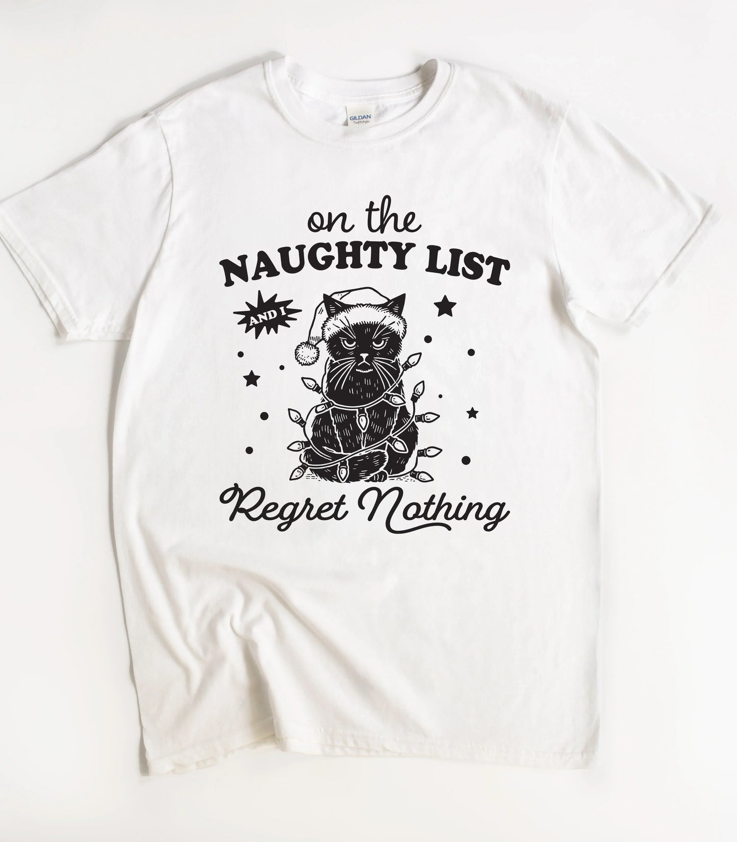 On The Naughty List Christmas T-Shirt