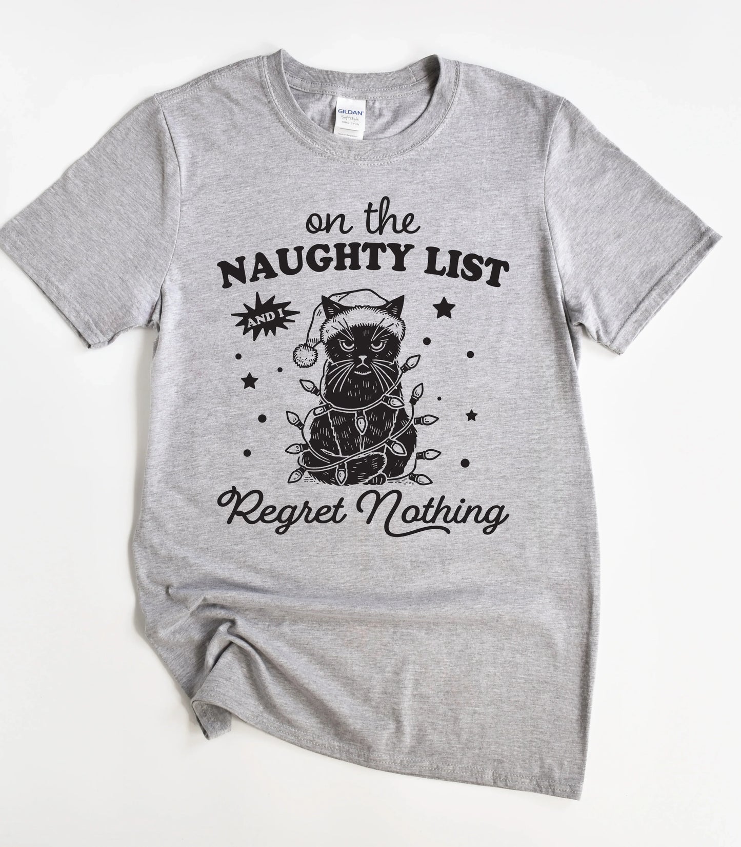 On The Naughty List Christmas T-Shirt