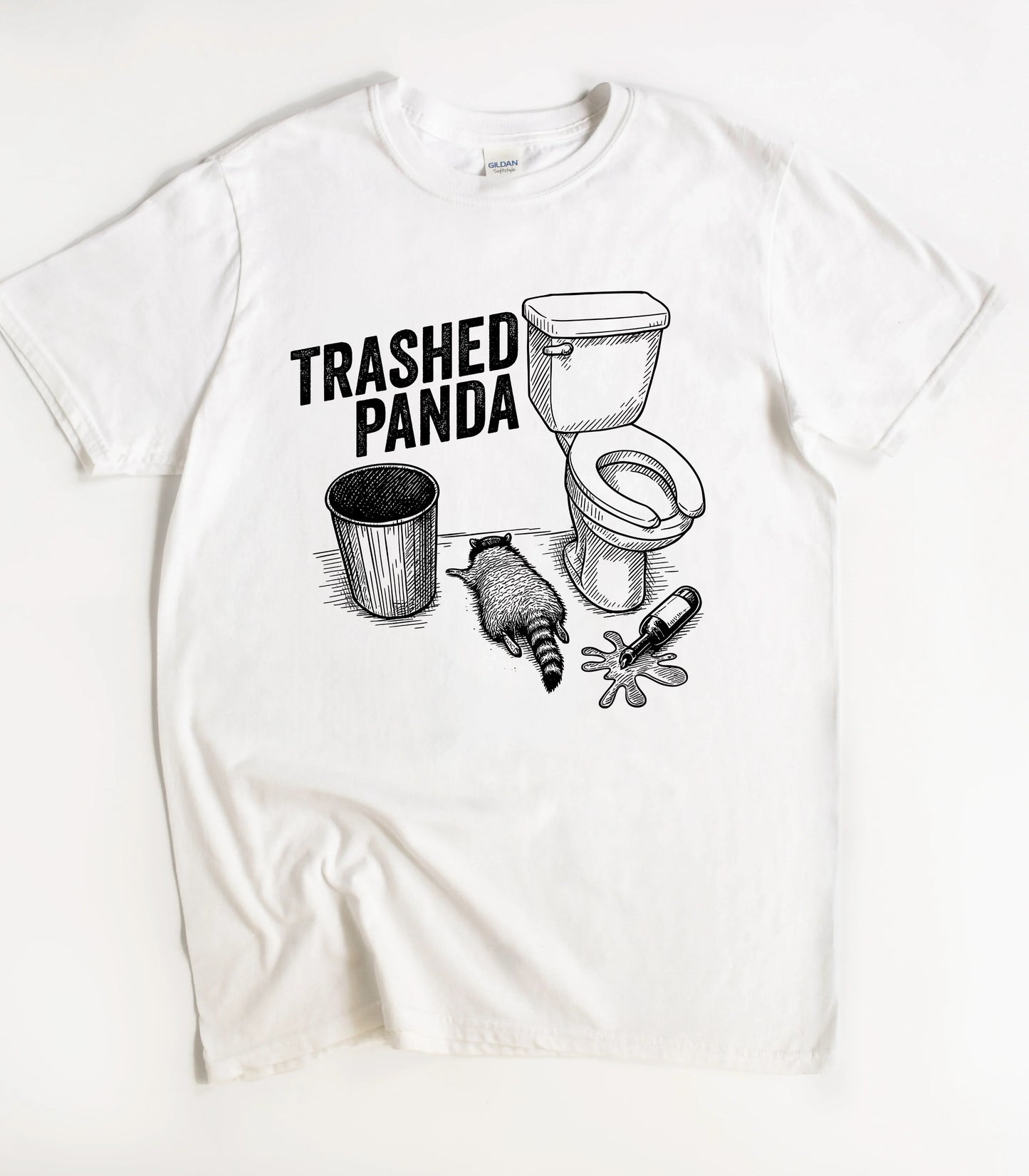Trash Raccoon Funny Drunk T-Shirt