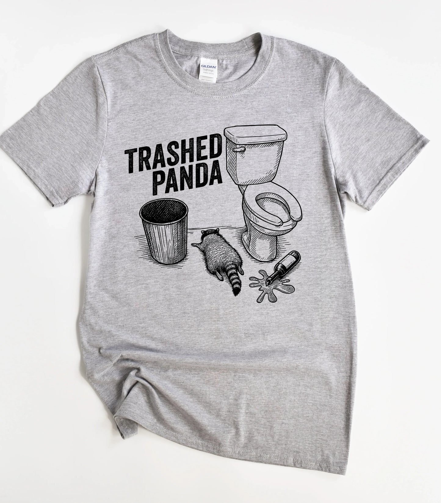 Trash Raccoon Funny Drunk T-Shirt
