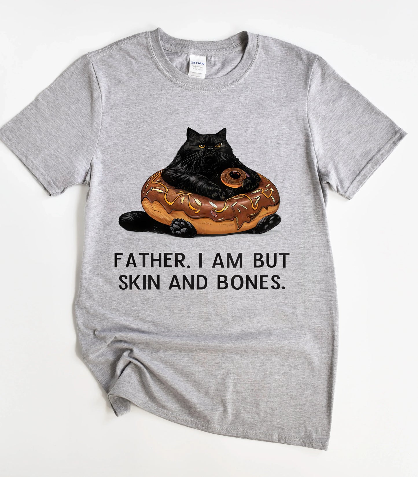 Cat Father I Am But Skin And Bones T-Shirt