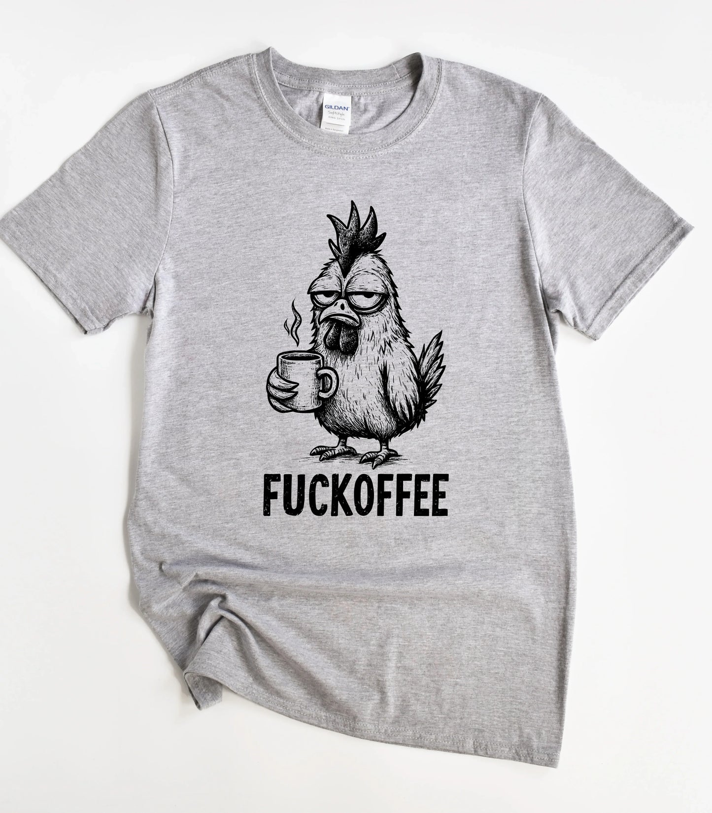 Fuckoffee Sarcastic Chicken T-Shirt