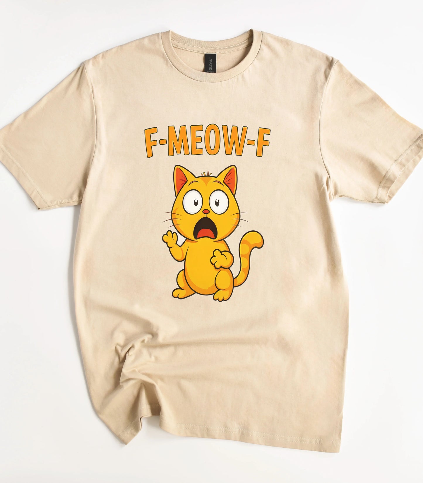 Funny F-Meow-F Cat Graphic Sarcastic T-Shirt