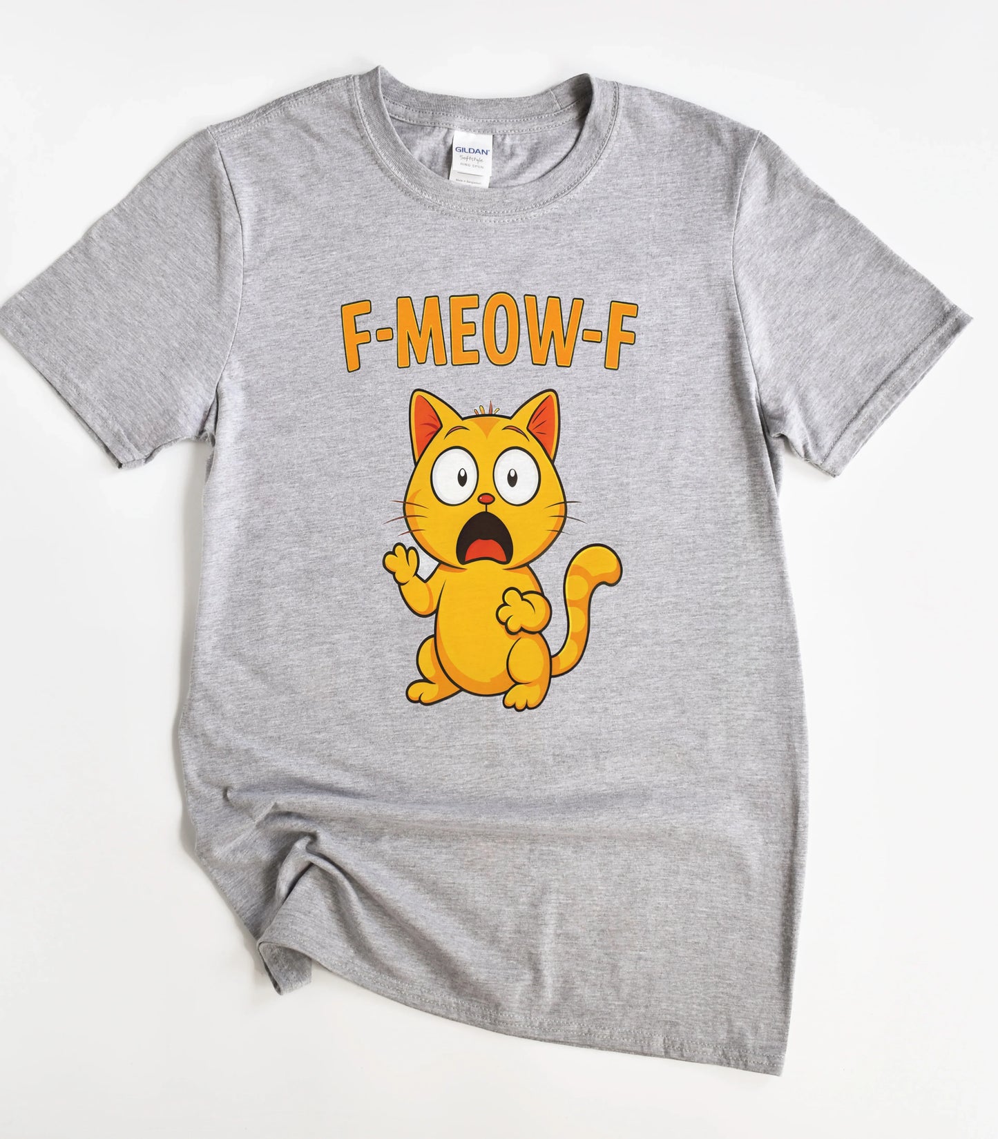 Funny F-Meow-F Cat Graphic Sarcastic T-Shirt