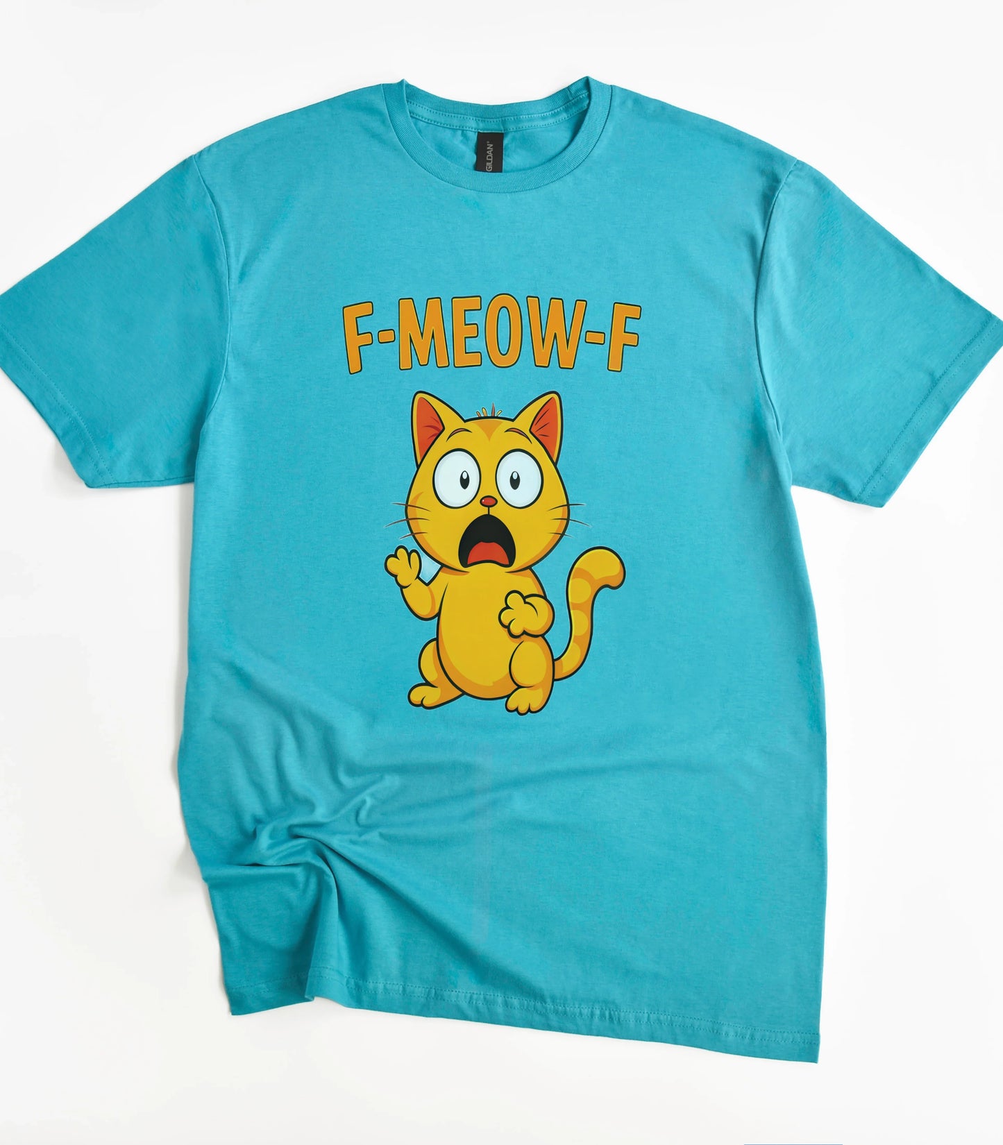 Funny F-Meow-F Cat Graphic Sarcastic T-Shirt