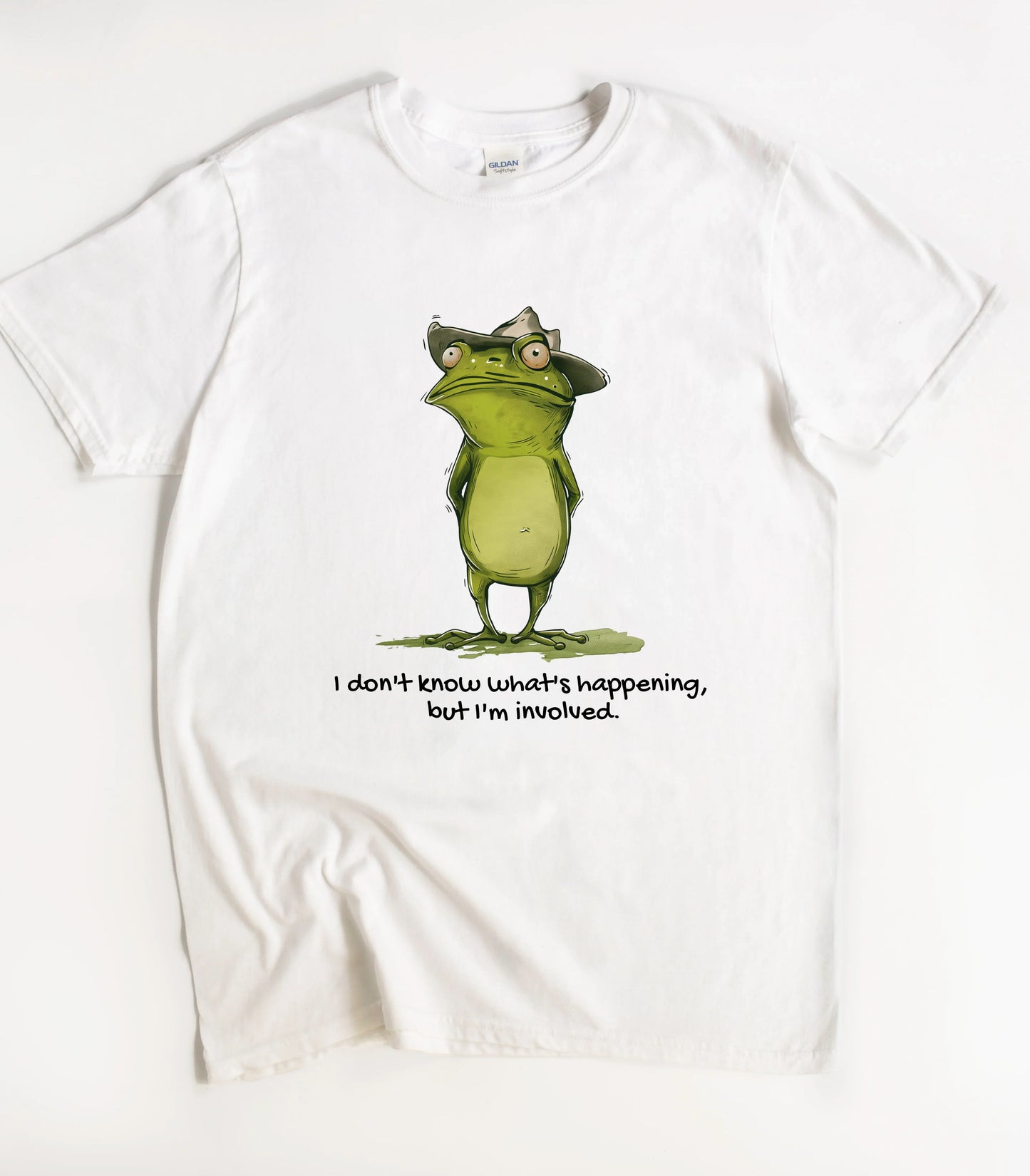 I Don't Know What's Happening But I'm Involved Frog T-Shirt