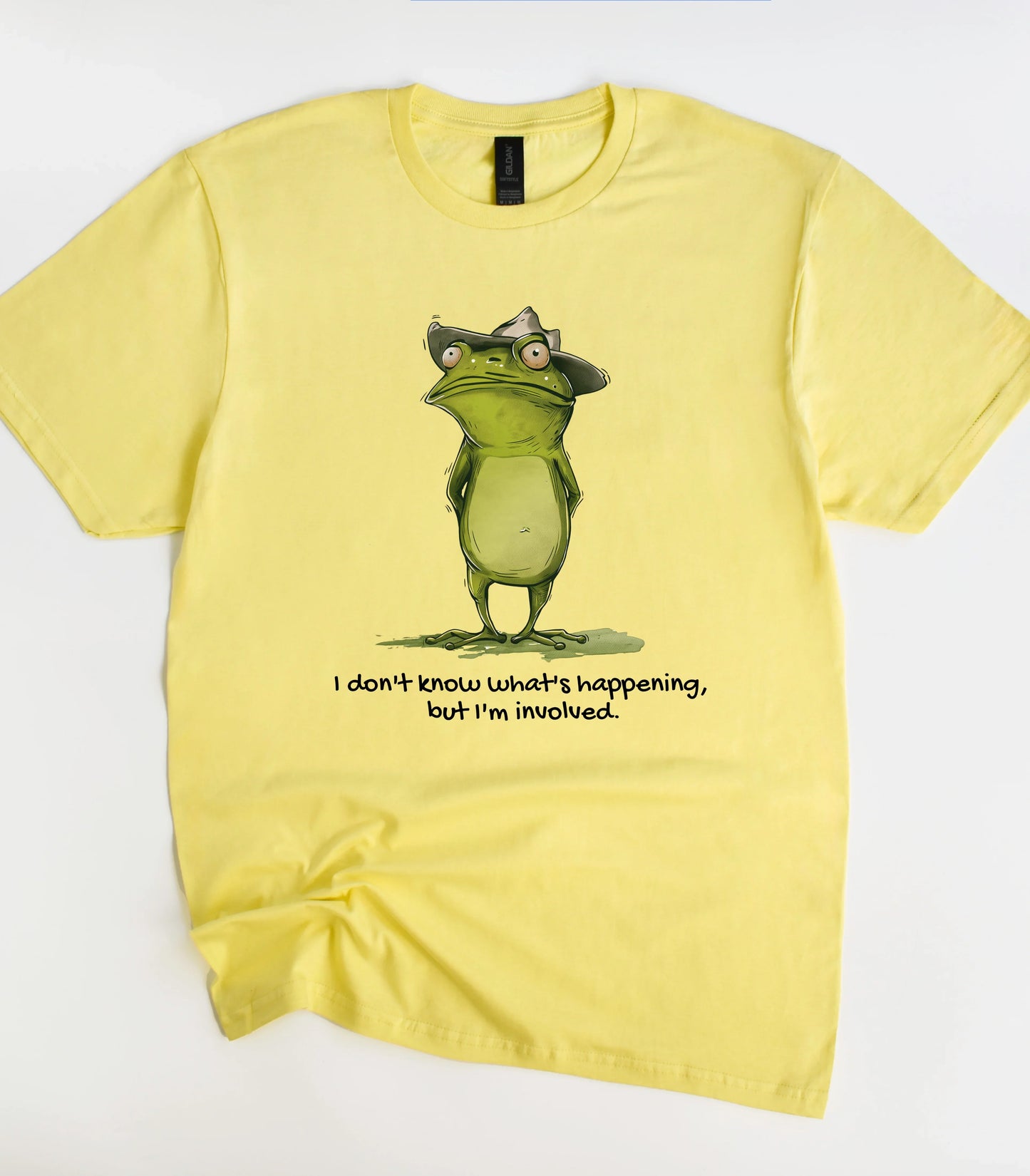 I Don't Know What's Happening But I'm Involved Frog T-Shirt