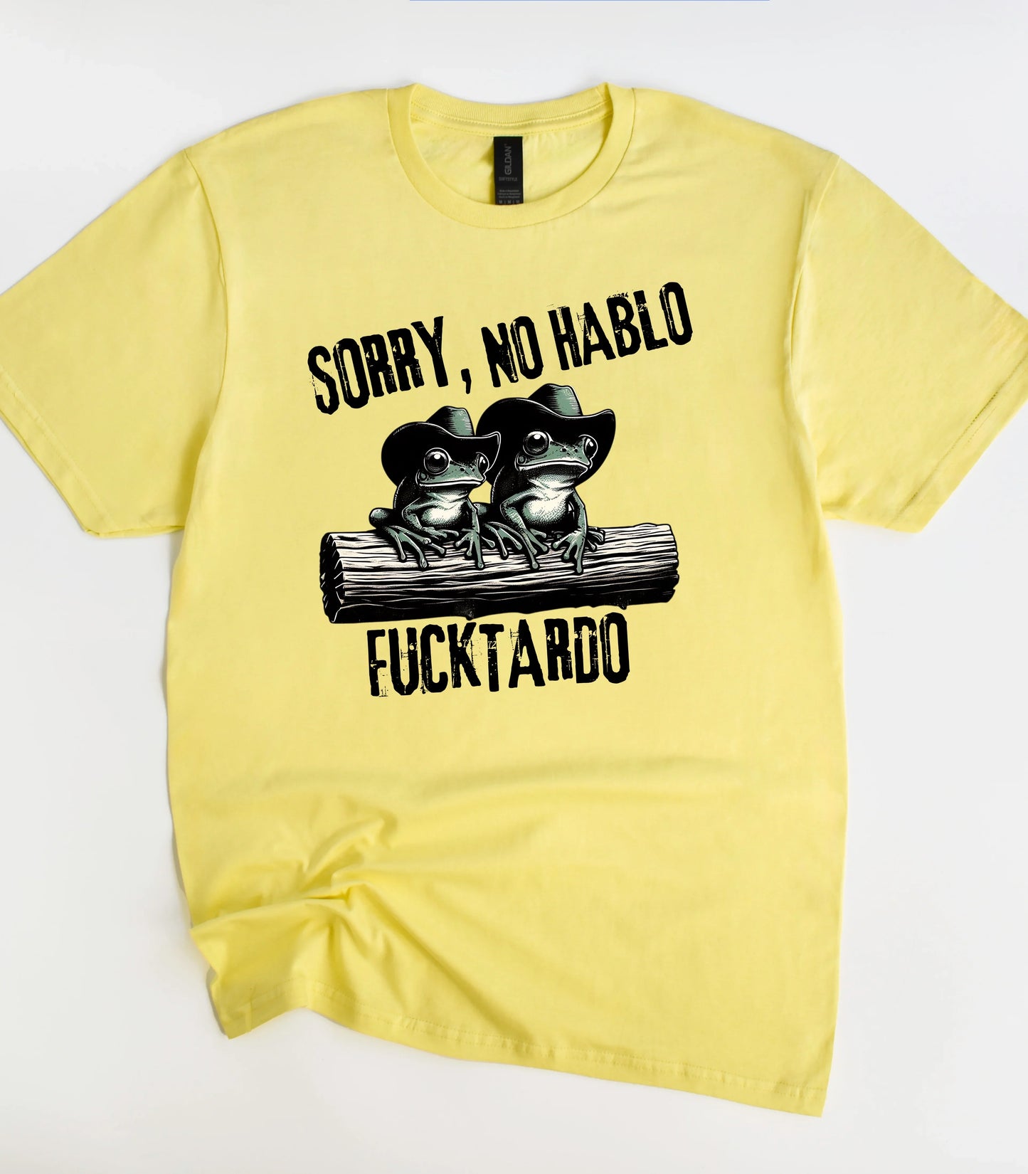 Sorry No Hablo Fucktardo Frog T-Shirt