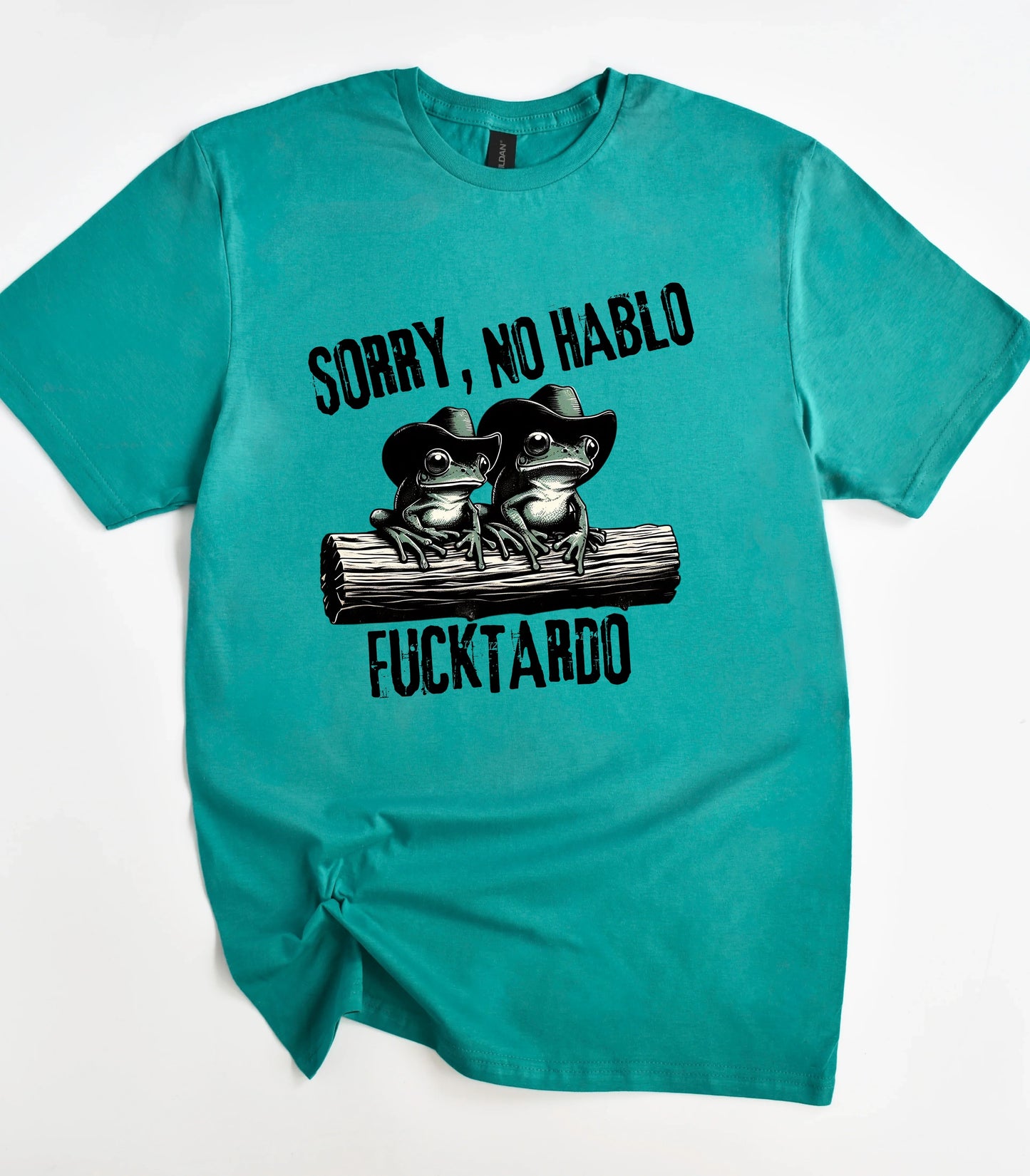 Sorry No Hablo Fucktardo Frog T-Shirt