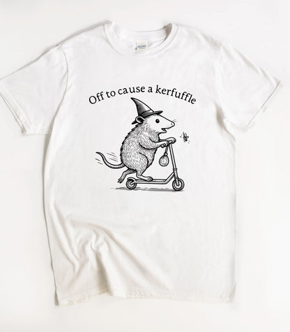 Opossum Off To Cause A Kerfuffle T-Shirt