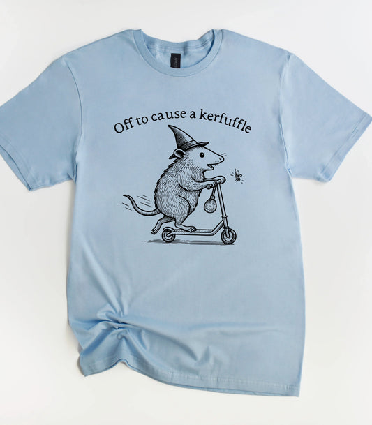 Opossum Off To Cause A Kerfuffle T-Shirt