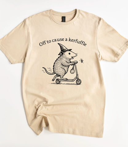 Opossum Off To Cause A Kerfuffle T-Shirt