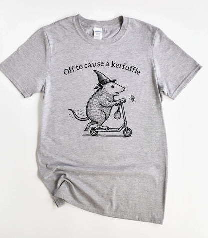 Opossum Off To Cause A Kerfuffle T-Shirt