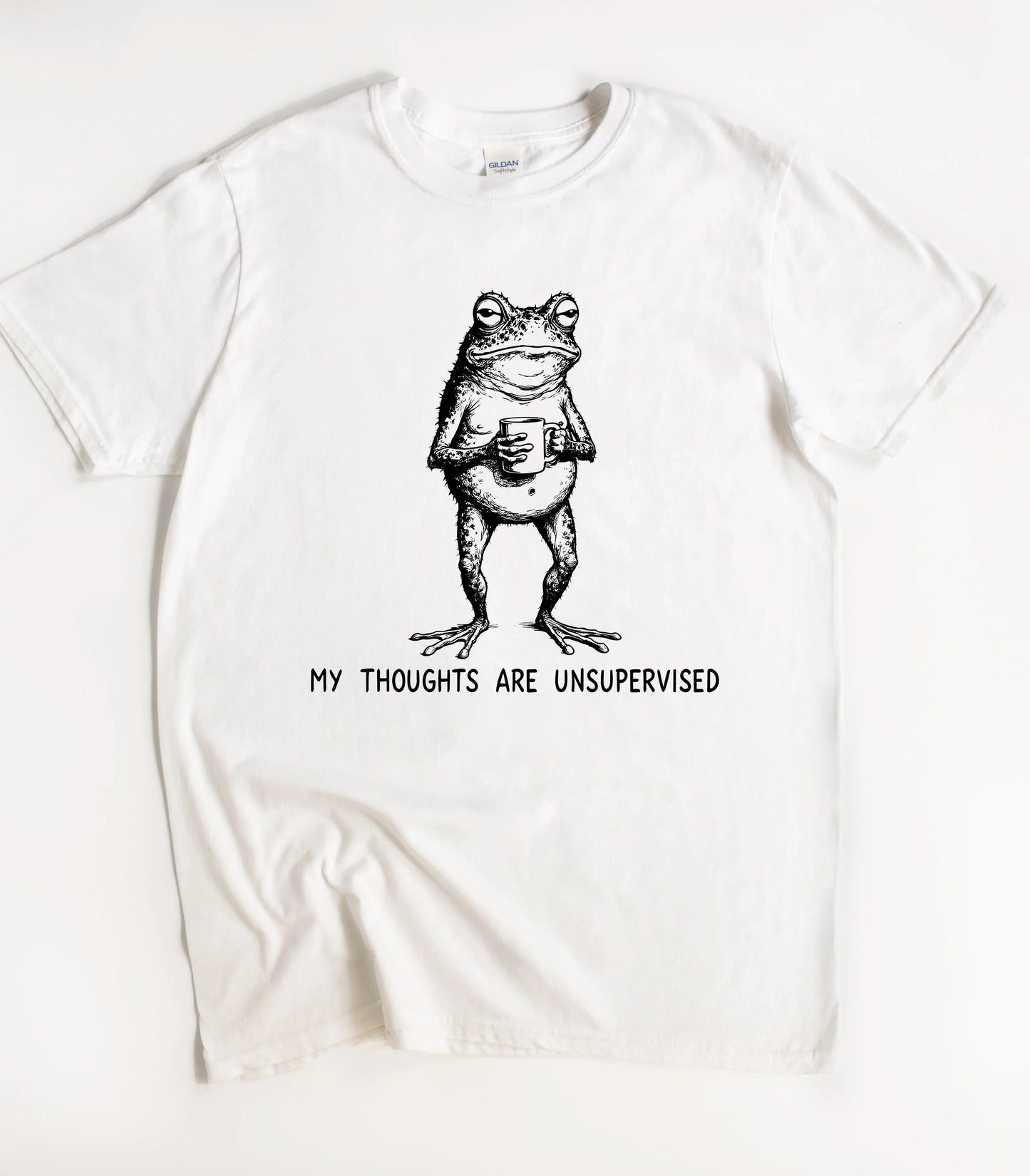 Frog My Thoughts Are Unsupervised T-Shirt