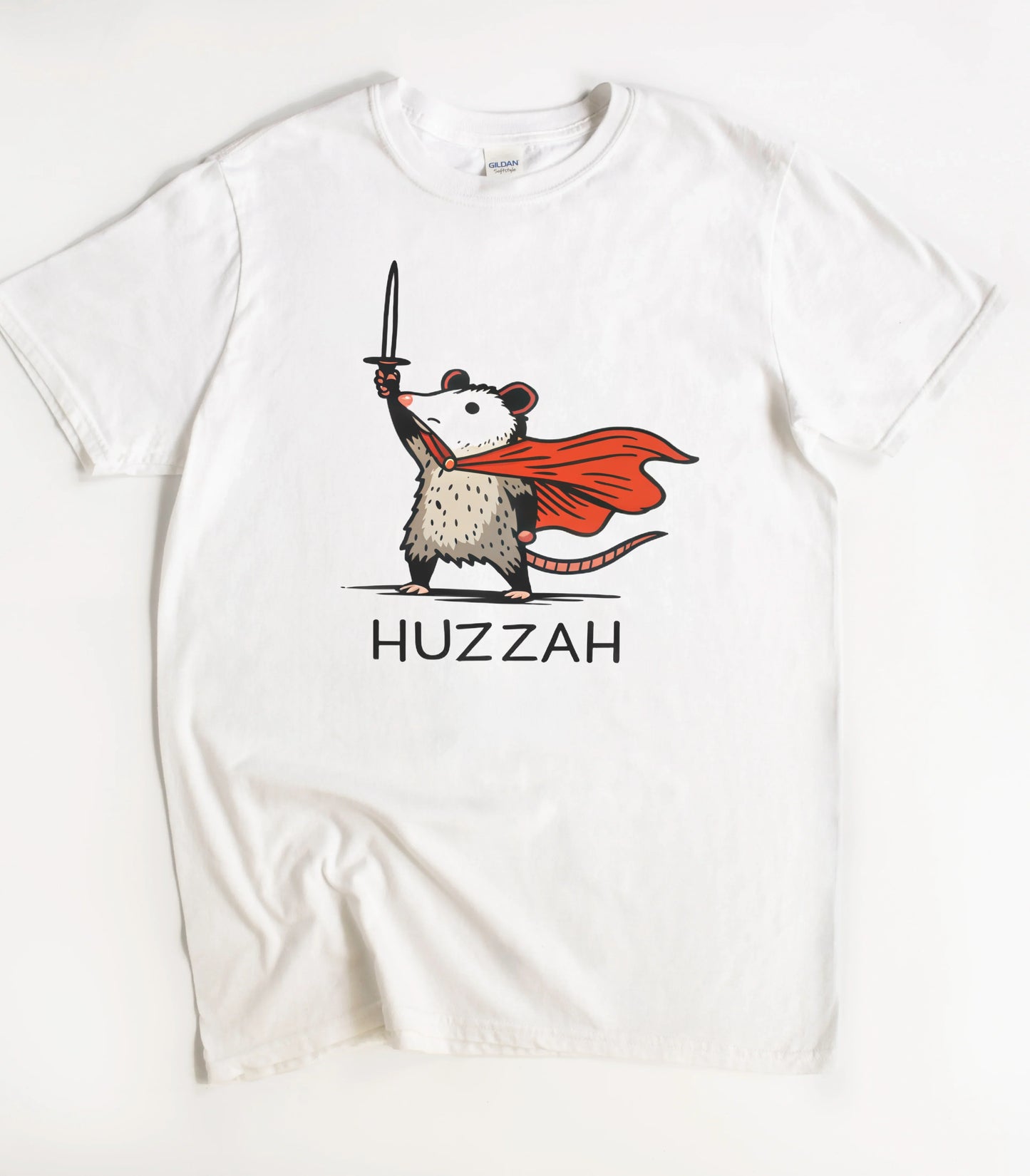 Huzzah Funny Opossum Meme T-Shirt