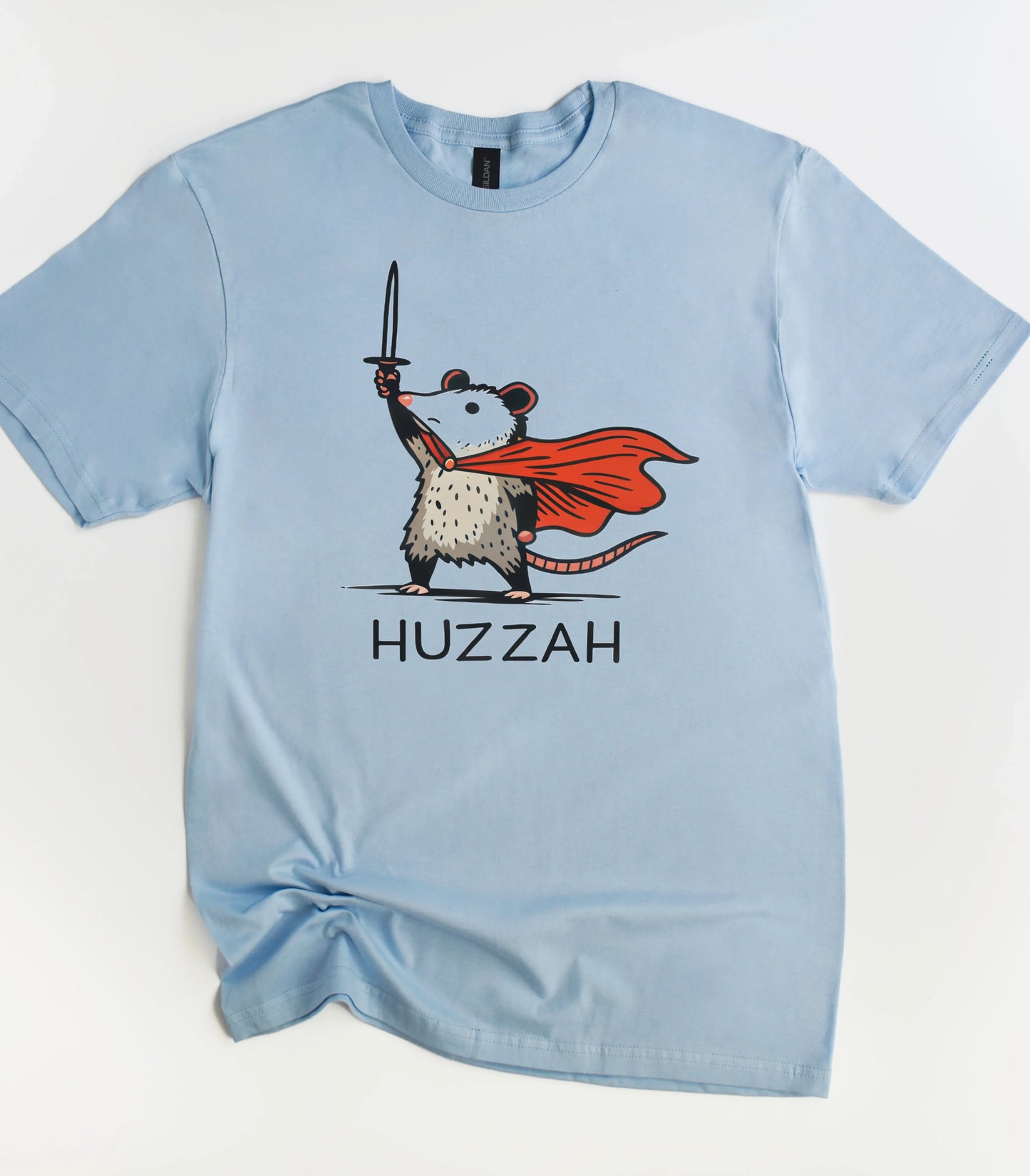 Huzzah Funny Opossum Meme T-Shirt