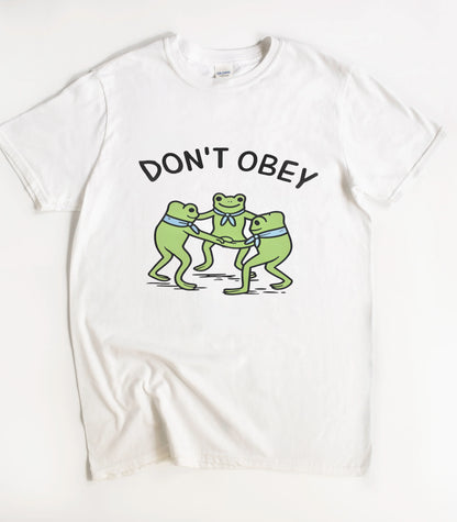 Don't Obey Frog T-Shirt