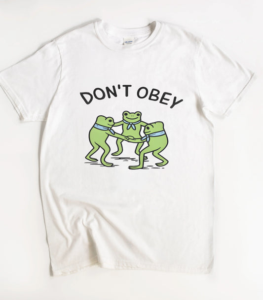 Don't Obey Frog T-Shirt