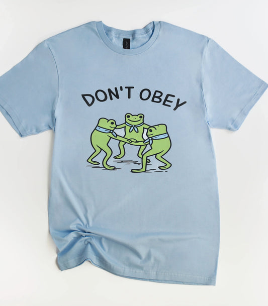 Don't Obey Frog T-Shirt