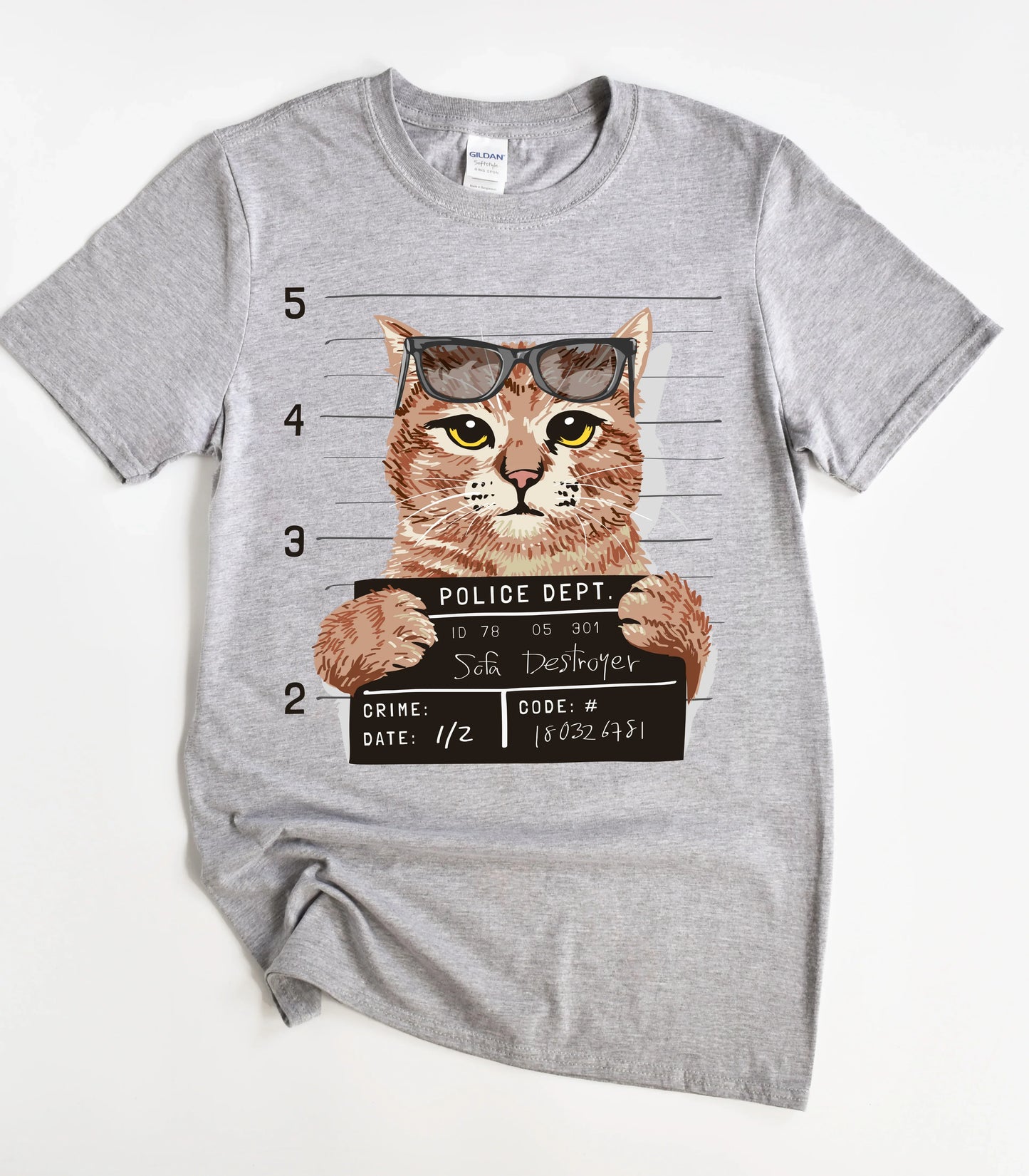 Funny Sofa Destroyer Cat T-Shirt
