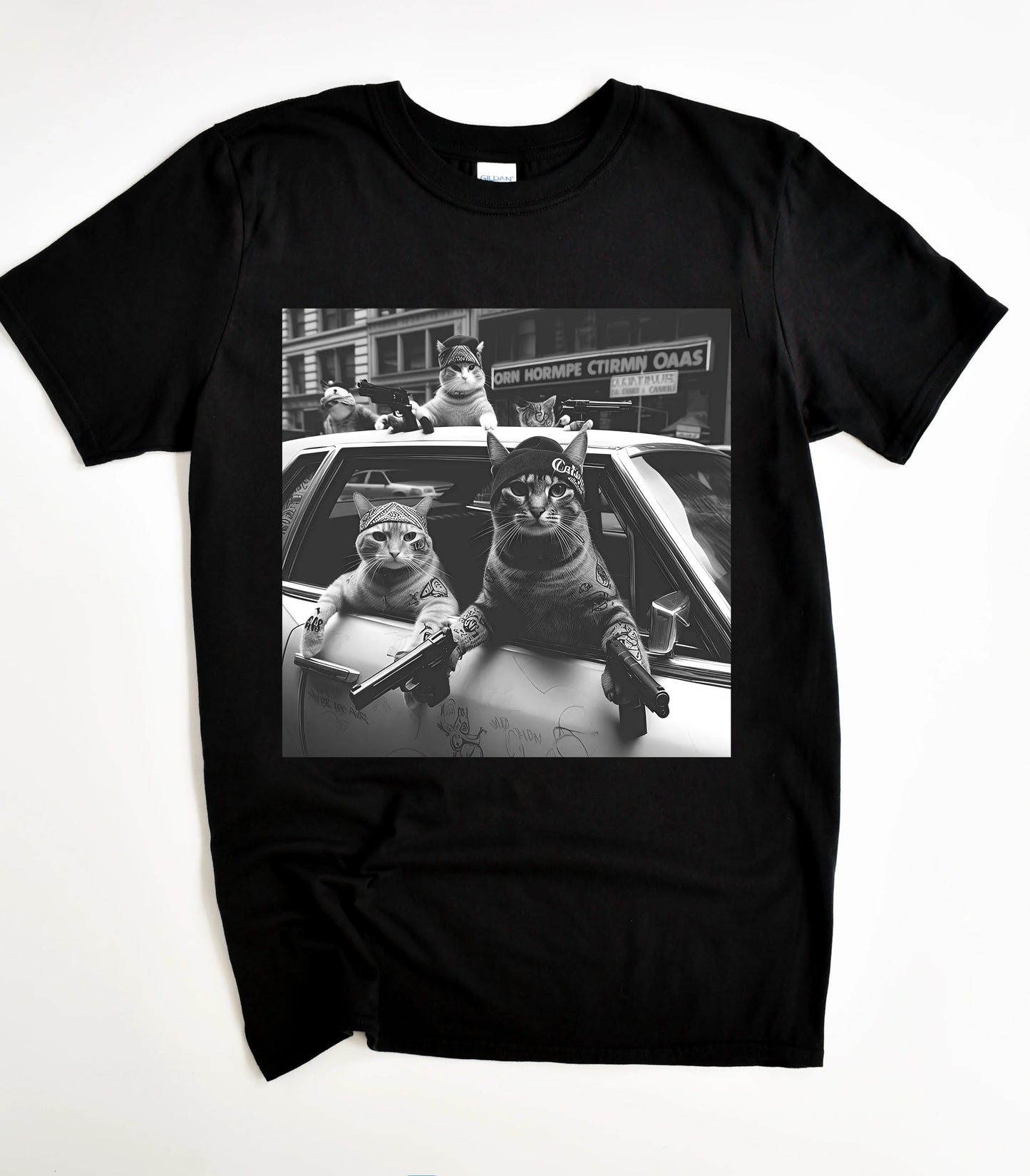 Funny Cat Gang T-Shirt