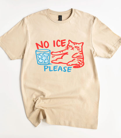 No ICE Please Cat T-Shirt