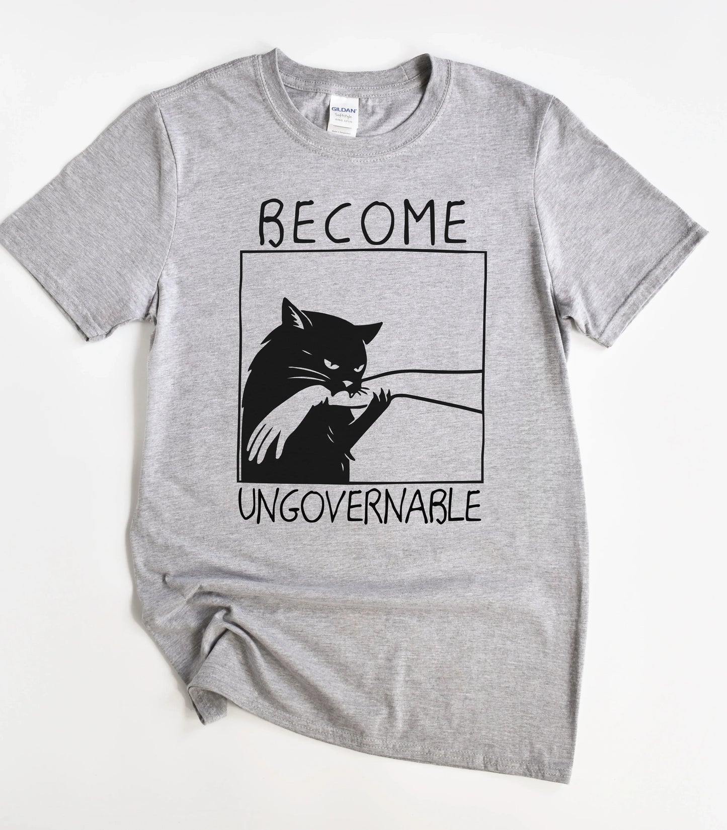 Become Ungovernable Cat T-Shirt