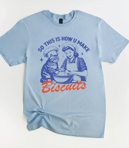 Vintage Baking Cat T-Shirt