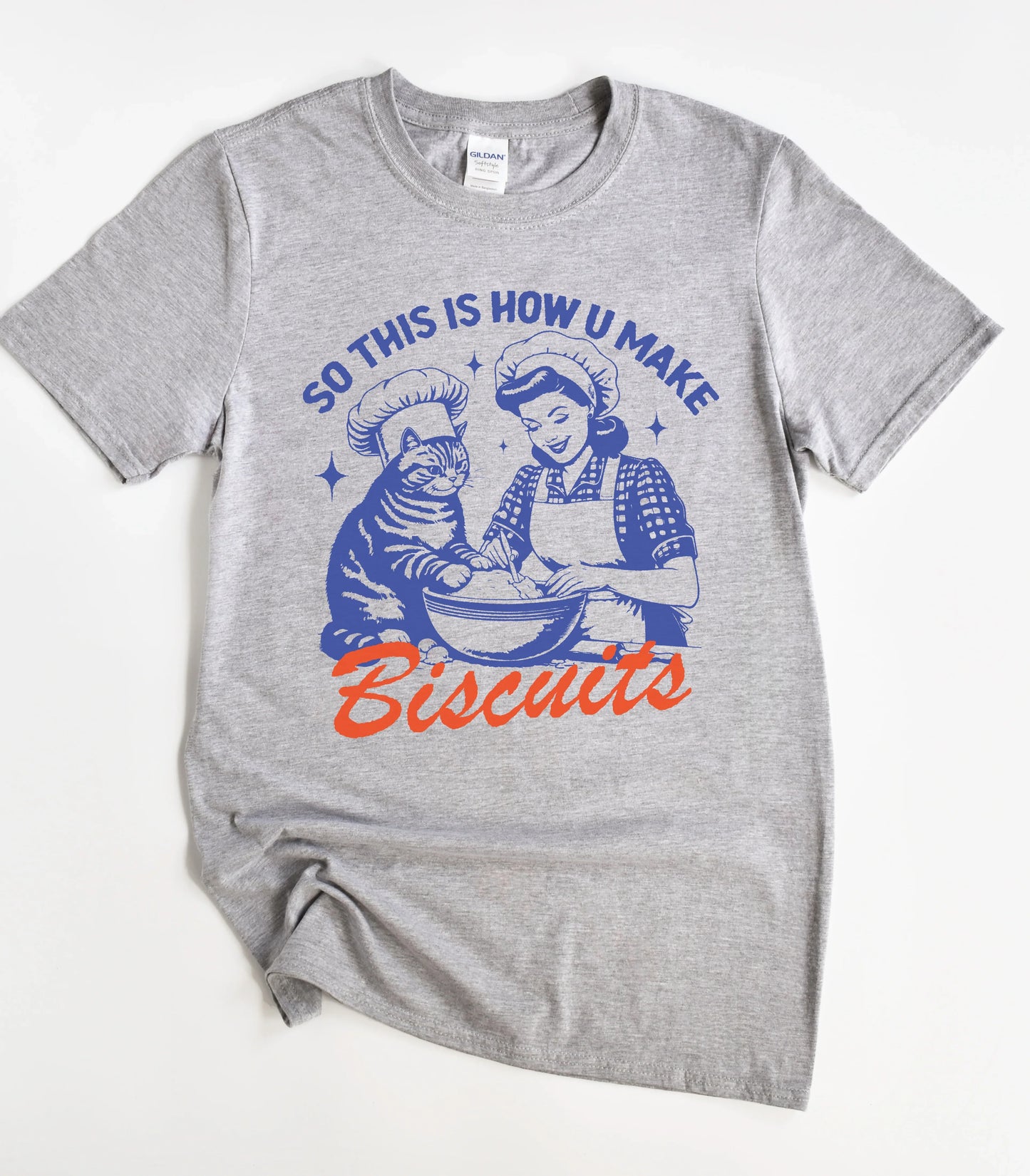 Vintage Baking Cat T-Shirt