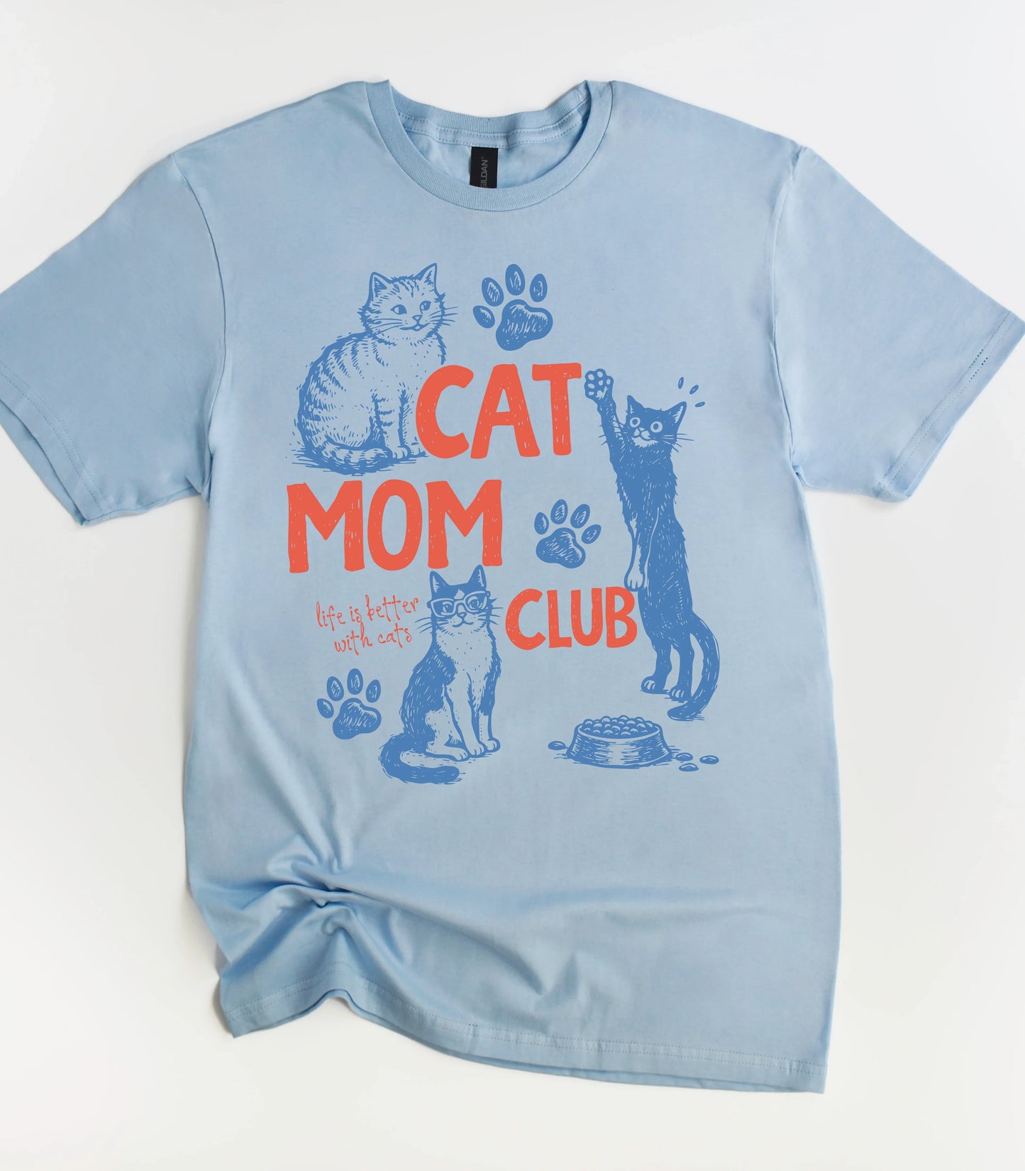 Cat Mom Club T-Shirt